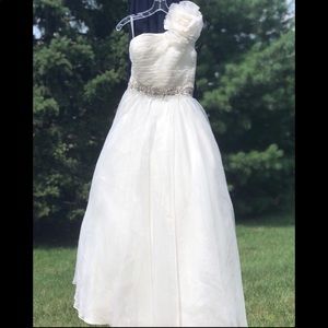 Mori Lee One Shoulder Princess Dress